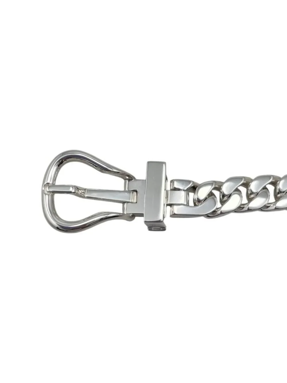 Hermes Bracelet Boucles Sellier PM ST Silver